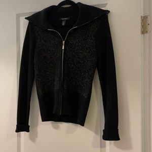 White House/Black Market Size Black Sweater Jacket